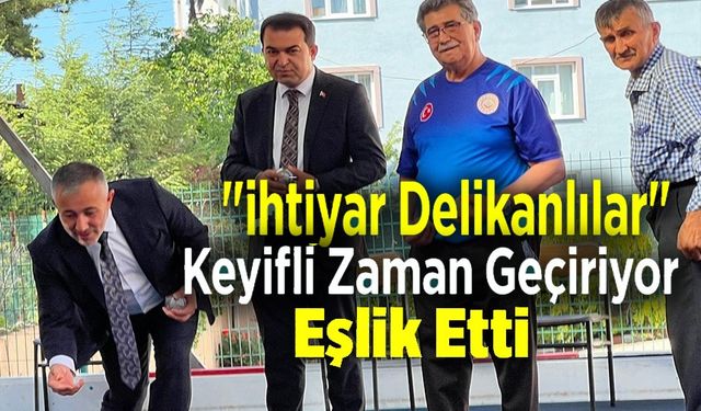 BİLECİK'TE YAŞLILARIN BOCCE MERAKI