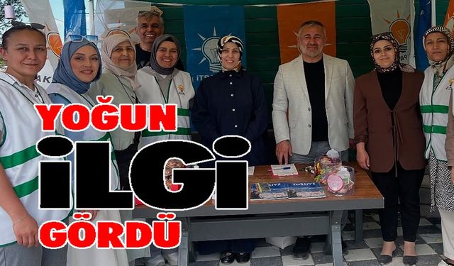 VATANDAŞLARDAN YOĞUN İLGİ GÖRDÜ