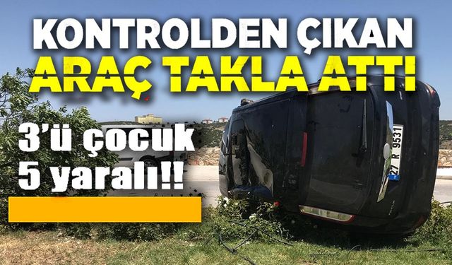 BİLECİK'TE MEYDANA GELEN TRAFİK KAZASINDA 3'Ü ÇOCUK 5 KİŞİ YARALANDI