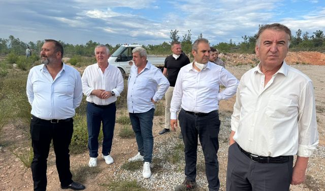 CHP HEYETİ YANGIN BÖLGESİNDE İNCELEME YAPTI