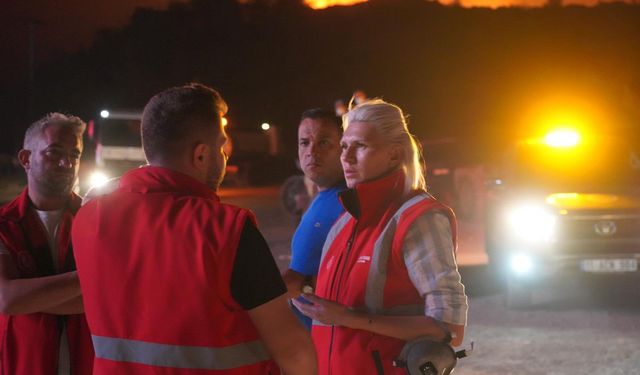 BAŞKAN SUBAŞI YANGIN BÖLGESİNDE İNCELEMELERDE BULUNDU