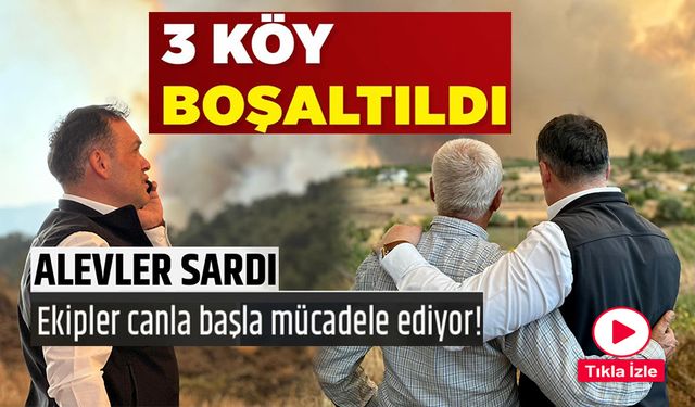 BİLECİK'E SIÇRAYAN ORMAN YANGININDA 3 KÖY DAHA BOŞALTILDI