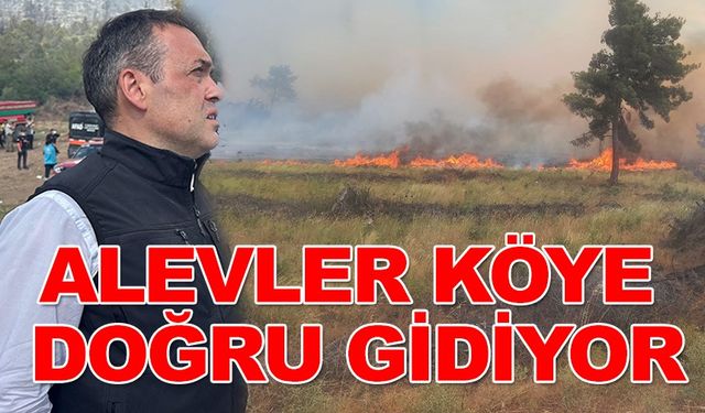 VALİ SÖZER, VEZİRHAN'DAKİ ORMAN YANGINI YERİNDE TAKİP EDİYOR