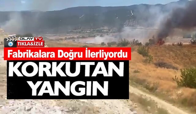ANIZ YANGINI HELİKOPTER DESTEĞİ İLE SÖNDÜRÜLDÜ