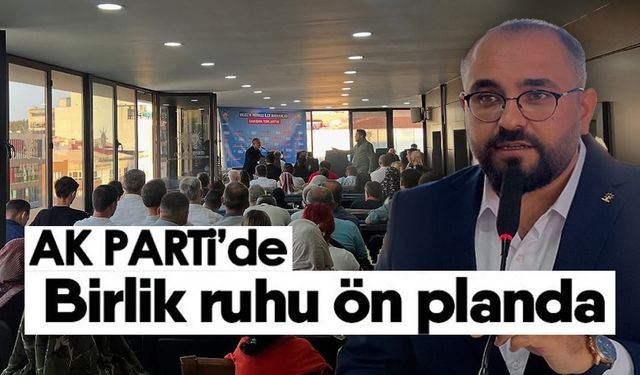 MERKEZ İLÇE DANIŞMA MECLİSİ'NDE TEŞKİLAT RUHU ÖNE ÇIKTI
