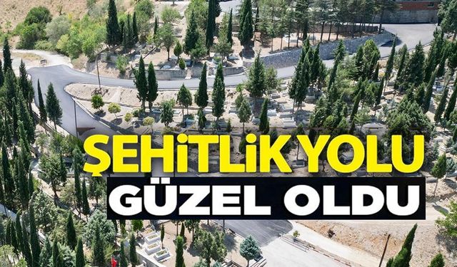 ŞEHİTLİK YOLU ASFALTLA YENİLENDİ