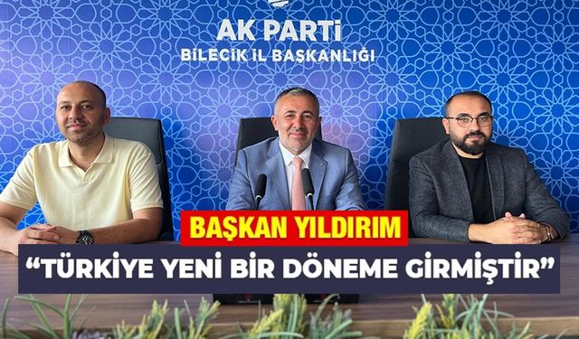 BAŞKAN YILDIRIM, "TÜRKİYE CUMHURİYETİ, HEPİMİZİN ORTAK YUVASI, ORTAK ÇATISIDIR"