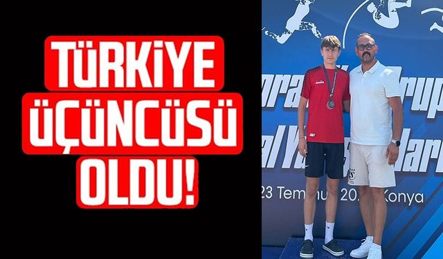 SPORCU ENSAR DÖNER TÜRKİYE ÜÇÜNCÜSÜ OLDU