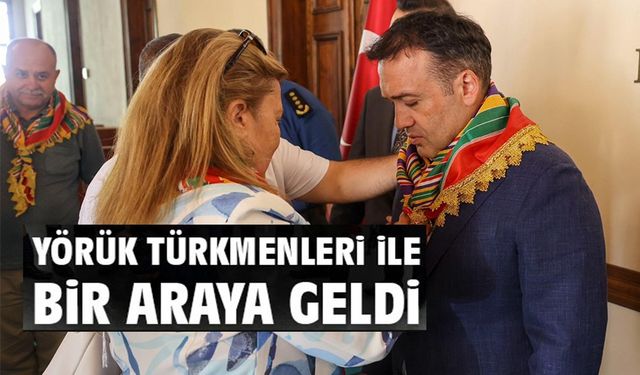 YÖRÜK-TÜRKMEN TEMSİLCİLERİNDEN VALİ SÖZER’E ZİYARET