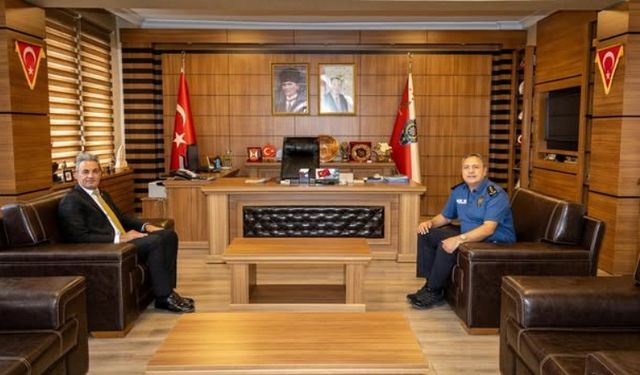 İL MÜDÜRÜ YOLDAŞ'TAN VEDA ZİYARETİ
