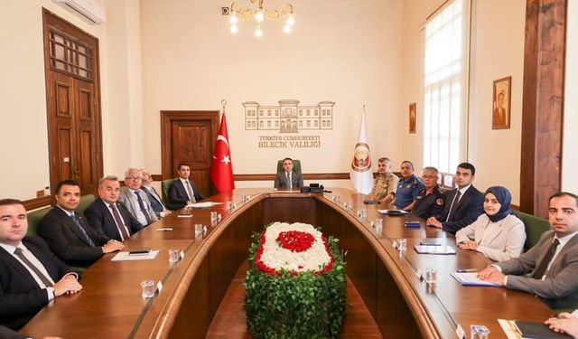 İLÇE KAYMAKAMLARIYLA ASAYİŞ ZİRVESİ