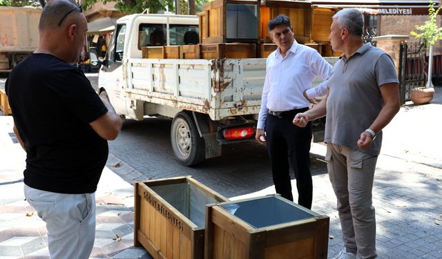 SÖĞÜT'TE ÇEVRE DÜZENLEMESİ SÜRÜYOR