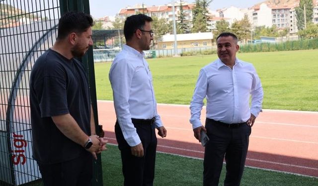 İL MÜDÜRÜ DEMİR, BOZÜYÜK'TEKİ SPOR TESİSLERİNİ GEZDİ