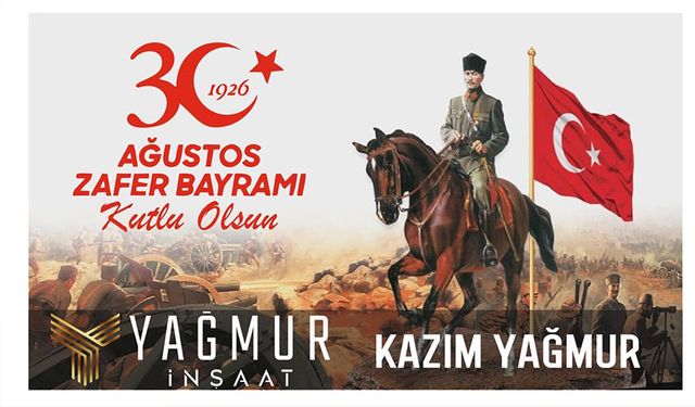 30 AĞUSTOS ZAFER BAYRAMI KUTLU OLSUN