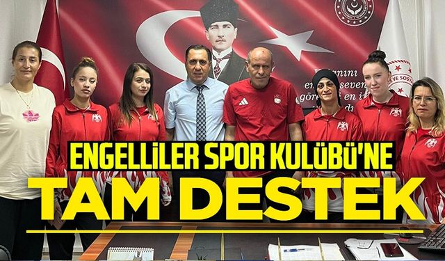 ENGELLİ SPORCULARA VE GÖRME ENGELLİLERE DESTEK