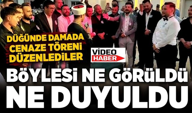 DAMADA ÖLMEDEN CENAZE TÖRENİ DÜZENLEDİLER