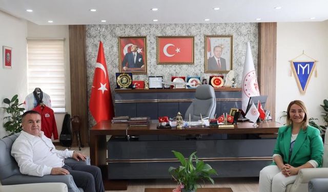 BAŞKAN TEKİN, İL MÜDÜRÜ DEMİR İLE BİR ARAYA GELDİ