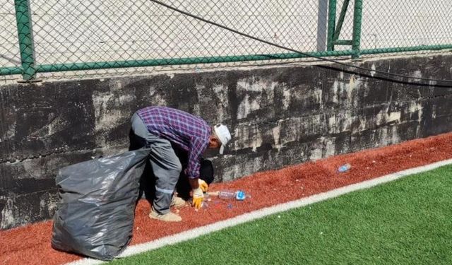 BAYIRKÖY'DE PARK VE SPOR ALANLARINDA YOĞUN TEMİZLİK ÇALIŞMASI