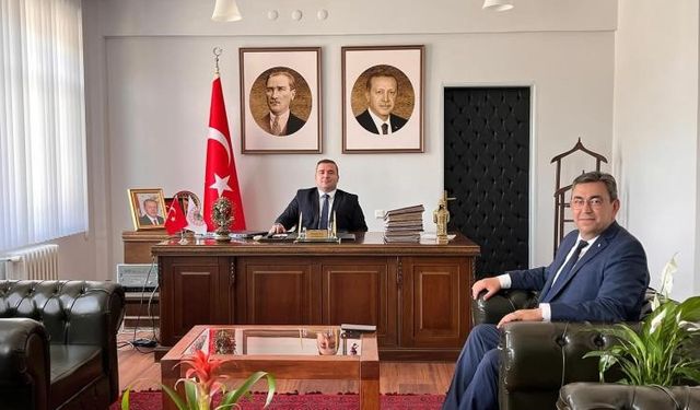 MÜDÜR DİKMEN'DEN KAYMAKAM ÜNAL'A HAYIRLI OLSUN DİLEĞİ