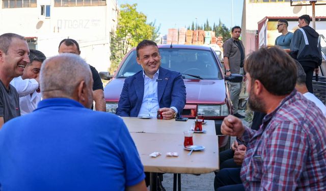 BİLECİK VALİSİ SÖZER, SANAYİ SİTESİ ESNAFI İLE BULUŞTU