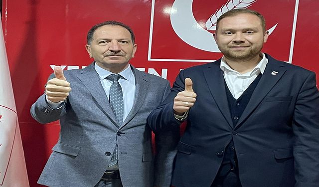 YENİDEN REFAH PARTİSİ BOZÜYÜK İLÇE BAŞKANLIĞINDA BAYRAK DEĞİŞİMİ