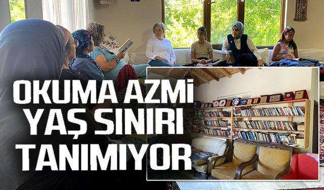 KÖY KADINLARINDAN KİTAP OKUMA ETKİNLİĞİ