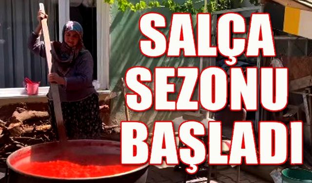 SALÇA SEZONU BAŞLADI