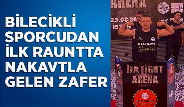 OSMANELİ’NİN GURURU MÜCAHİT TURGUT, ERMENİ RAKİBİNİ NAKAVTLA DEVİRDİ