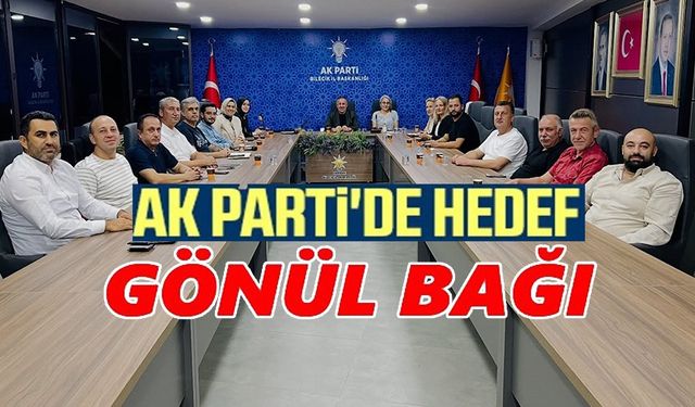 AK PARTİ HEYETİNDE YOL HARİTASI BELİRLENDİ