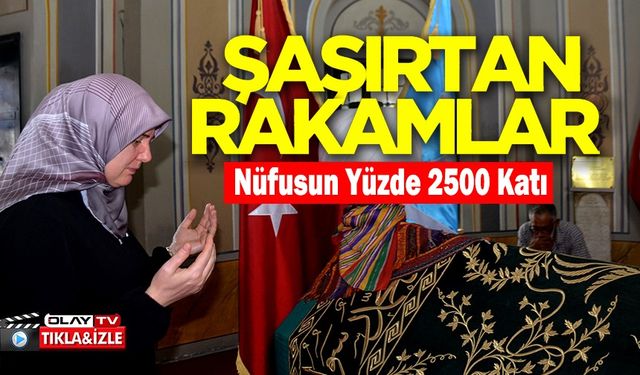 BU İLÇENİN NÜFUSU BİR GÜNDE YÜZDE 2500 ARTIYOR
