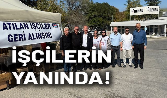 BAŞKAN TORUN, REHAU İŞÇİLERİNİN YANINDA