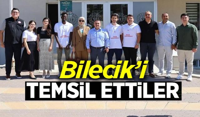 TEKNOFEST'TE BİLECİK'İ TEMSİL ETTİLER