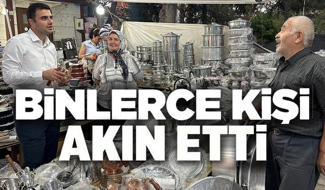 BİNLERCE KİŞİ BU PANAYIRA AKIN ETTİ