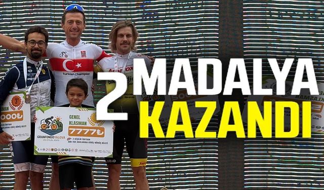 YALOVA'DA YAPILAN YARIŞTA 2 MADALYA KAZANDI