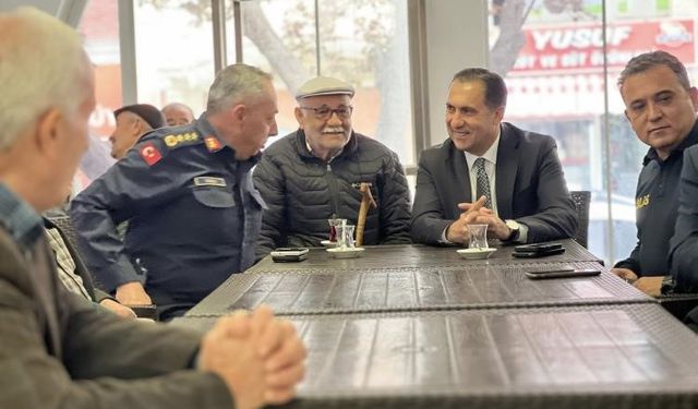 BOZÜYÜK'TE ESNAF VE VATANDAŞLARLA BULUŞMA