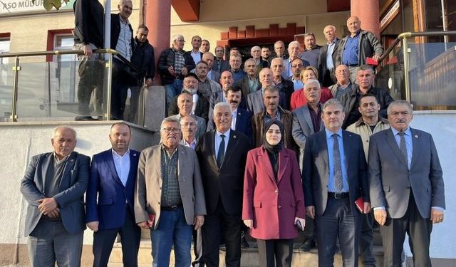 KAYMAKAM KILIÇ, MUHTARLARLA BİR ARAYA GELDİ