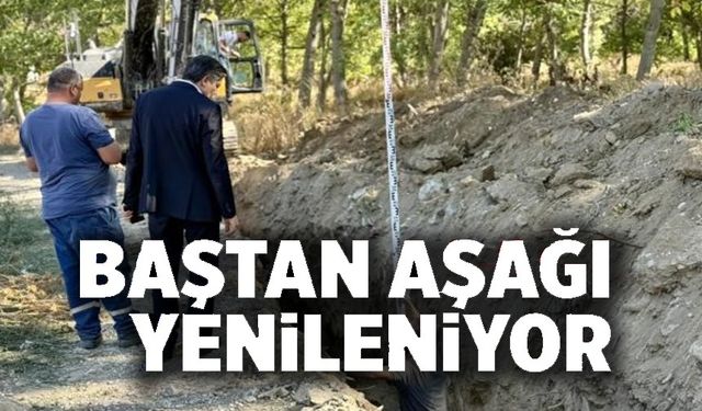 KANALİZASYON ALTYAPISI YENİLENİYOR