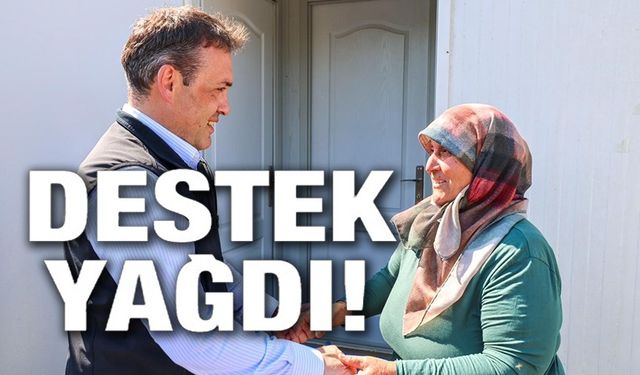 11 MİLYON 500 BİN TL’LİK YANGIN DESTEĞİ