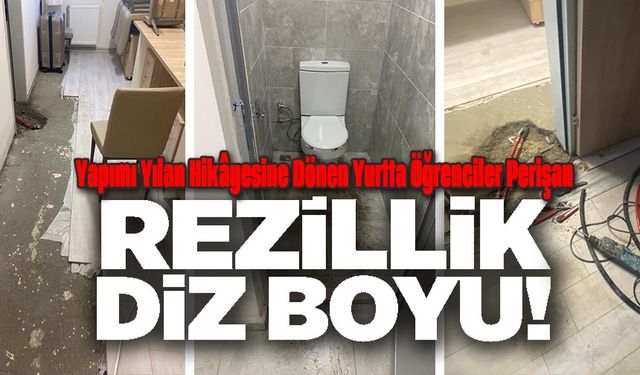 YAPIMI YILAN HİKAYESİNE DÖNEN YURTTA ÖĞRENCİLER PERİŞAN