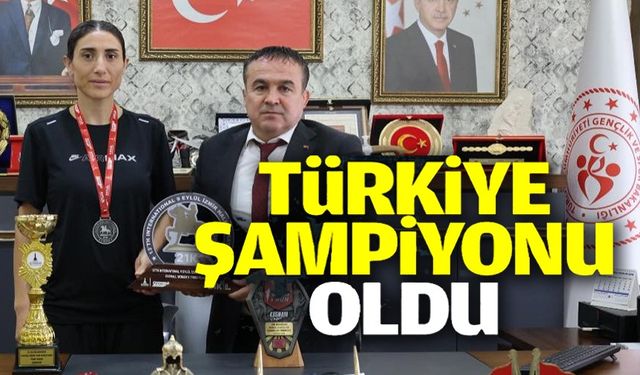 SPORCU SEBAHAT DEMİR, TÜRKİYE ŞAMPİYONU OLDU