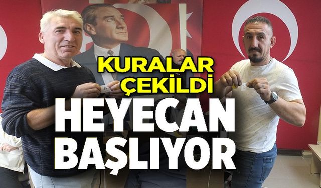 1. AMATÖR LİG'DE KURALAR ÇEKİLDİ