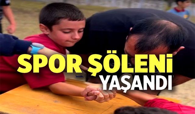 PAZARYERİ'NDE MİNİKLERDEN SPOR ŞÖLENİ