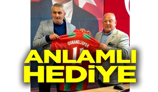 OSMANELİSPOR'DAN ASKF'YA ANLAMLI HEDİYE
