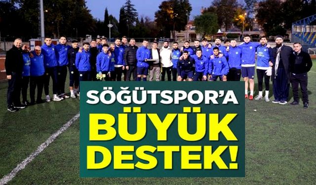 BAŞKAN DURGUT'TAN SÖĞÜTSPOR'A DESTEK