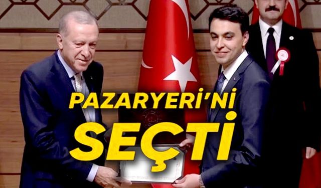 110’UNCU DÖNEMİ BİRİNCİLİKLE BİTİREN KAYMAKAM PAZARYERİ'Nİ SEÇTİ