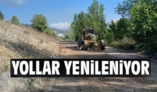 ARAZİ YOLLARI YENİLENDİ