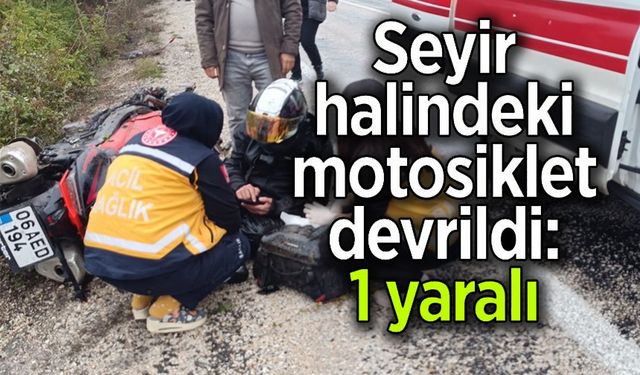 MEYDANA GELEN TRAFİK KAZASINDA 1 KİŞİ YARALANDI