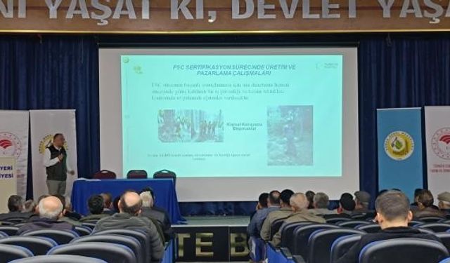 BİLECİK'TE ORMANLAR SERTİFİKALANIYOR