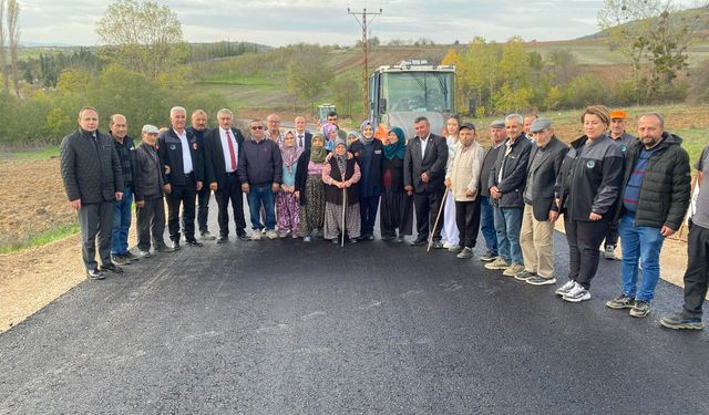 KAYMAKAM KILIÇ KÖYLERDEKİ ASFALT ÇALIŞMASINI İNCELEDİ
