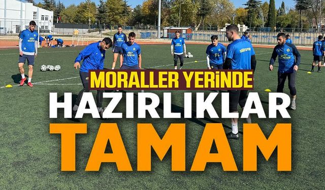 SÖĞÜTSPOR ZORLU MAÇIN HAZIRLIKLARINI TAMAMLADI